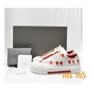 NIB Alexander McQueen Rose Petal Platform Sneakers